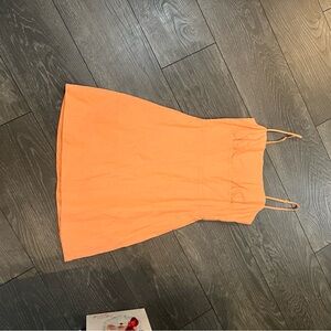 Sunday Best Orange Mini Dress